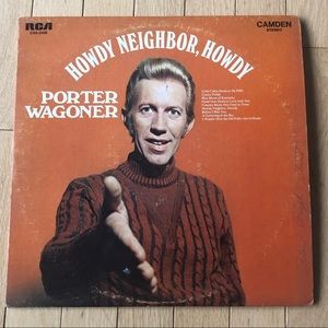 VINTAGE PORTER WAGONER HOWDY NEIGHBOR HOWDY VINYL RECORD MUSIC ALBUM